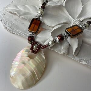 Boho Shell Pendant Necklace